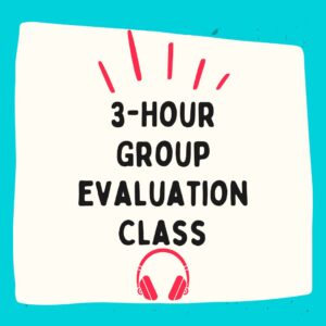 Imagen de evaluación de grupo de 3 horas