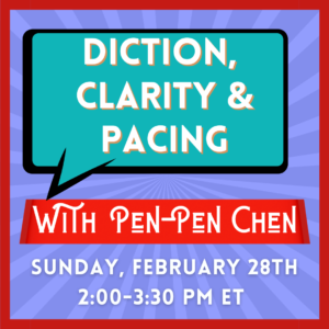 Image for Edge Studio's Diction, Clarity & Pacing class