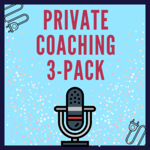 Private voice over Coaching 3-pack Image